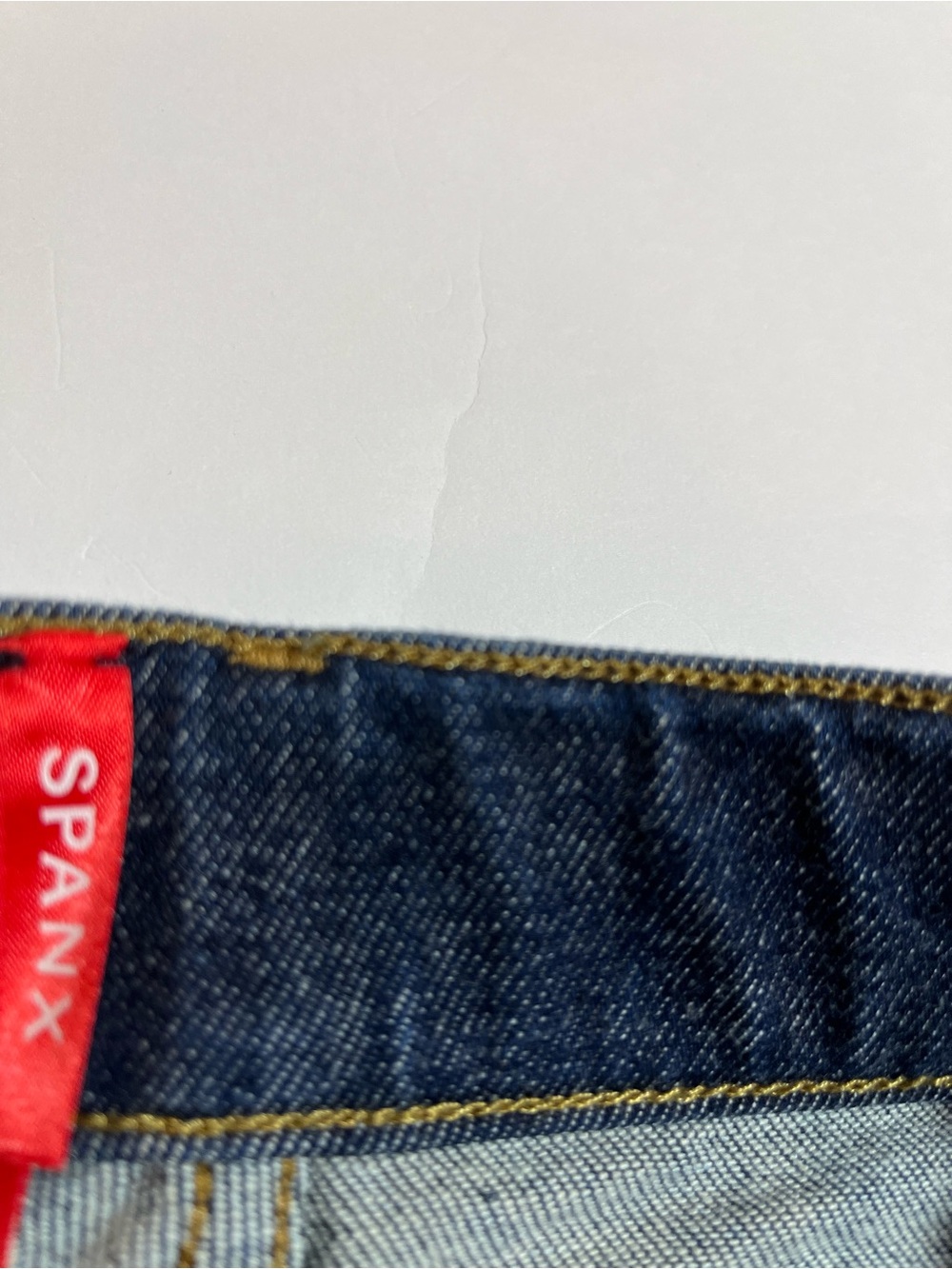 Spanx Wide Leg Jeans Women Large Indigo Dark Wash Pull On Stretch 20547R Boho - Picture 3 of 12